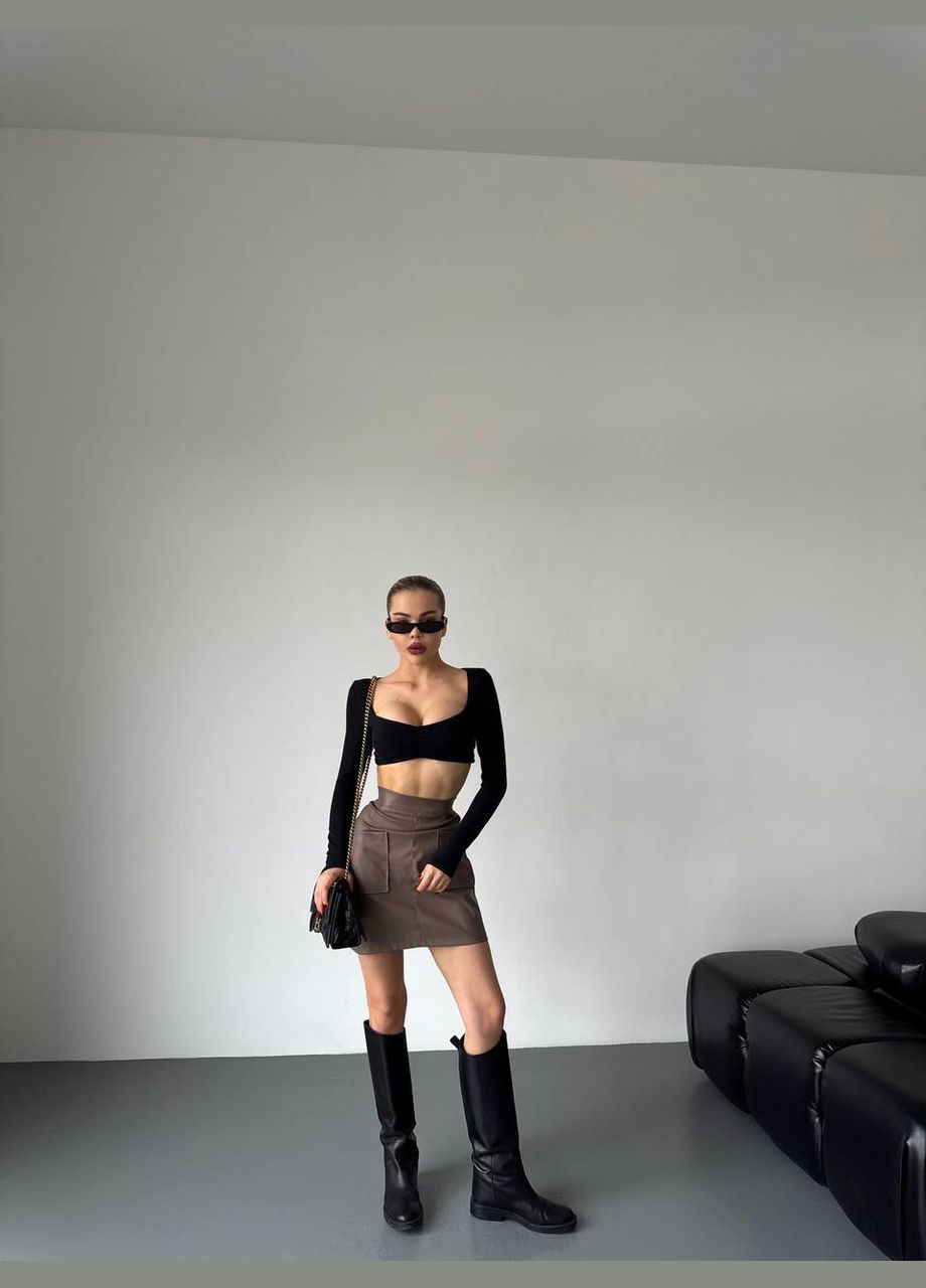 Жіноча шкіряна спідниця Avanti (322700472)