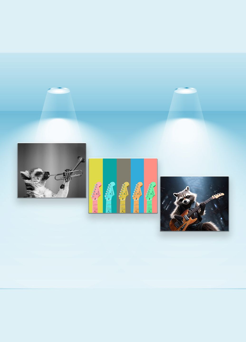 Набор постеров Аккорды (PS-160) 3 шт. Riviera Blanca (303136057)