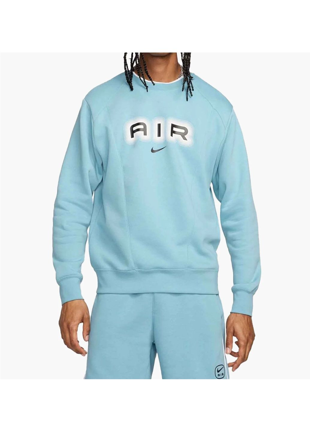 Світшот чоловічий Sw Air Crew Light Blue Nike (364837192)