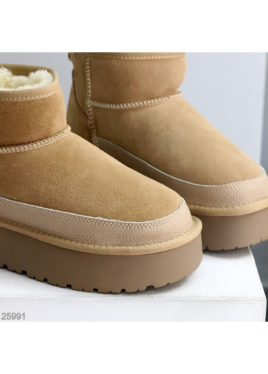 Бежеві уггі No Brand (370142810)