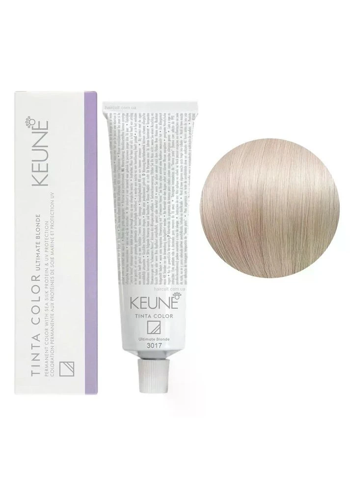 Стойкая краска для волос Tinta Color Ultimate 3017 Ultra Ash Purple Blond 60 мл Keune (391675573)