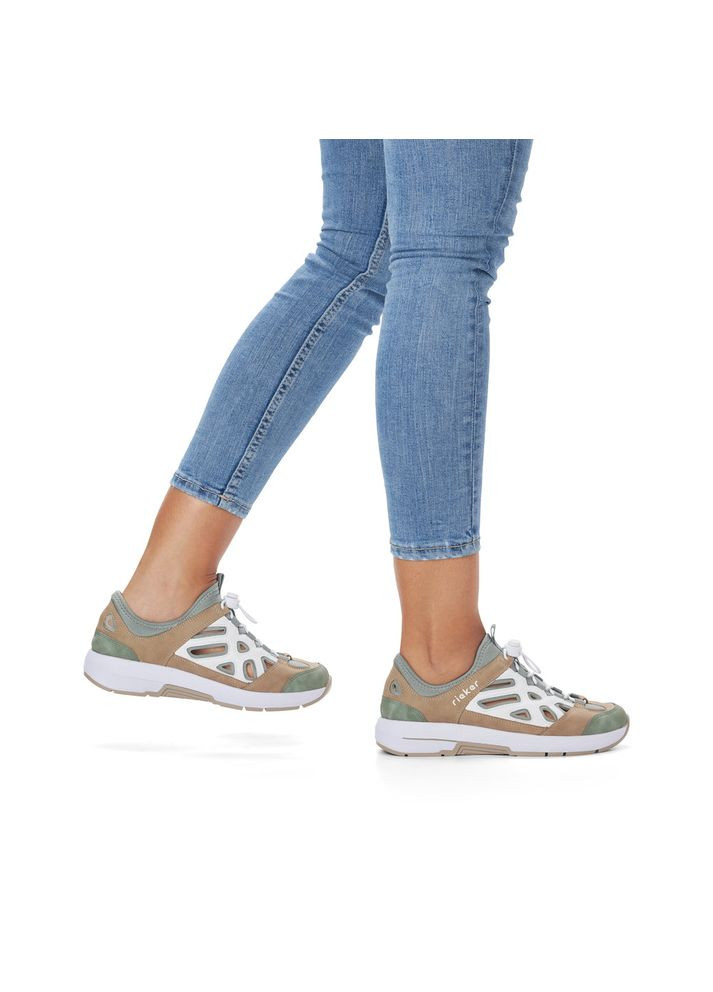 Кросівки (р) Екошкіра 0-1-1-N-8460-52-1 Rieker зелені літо (328836225)