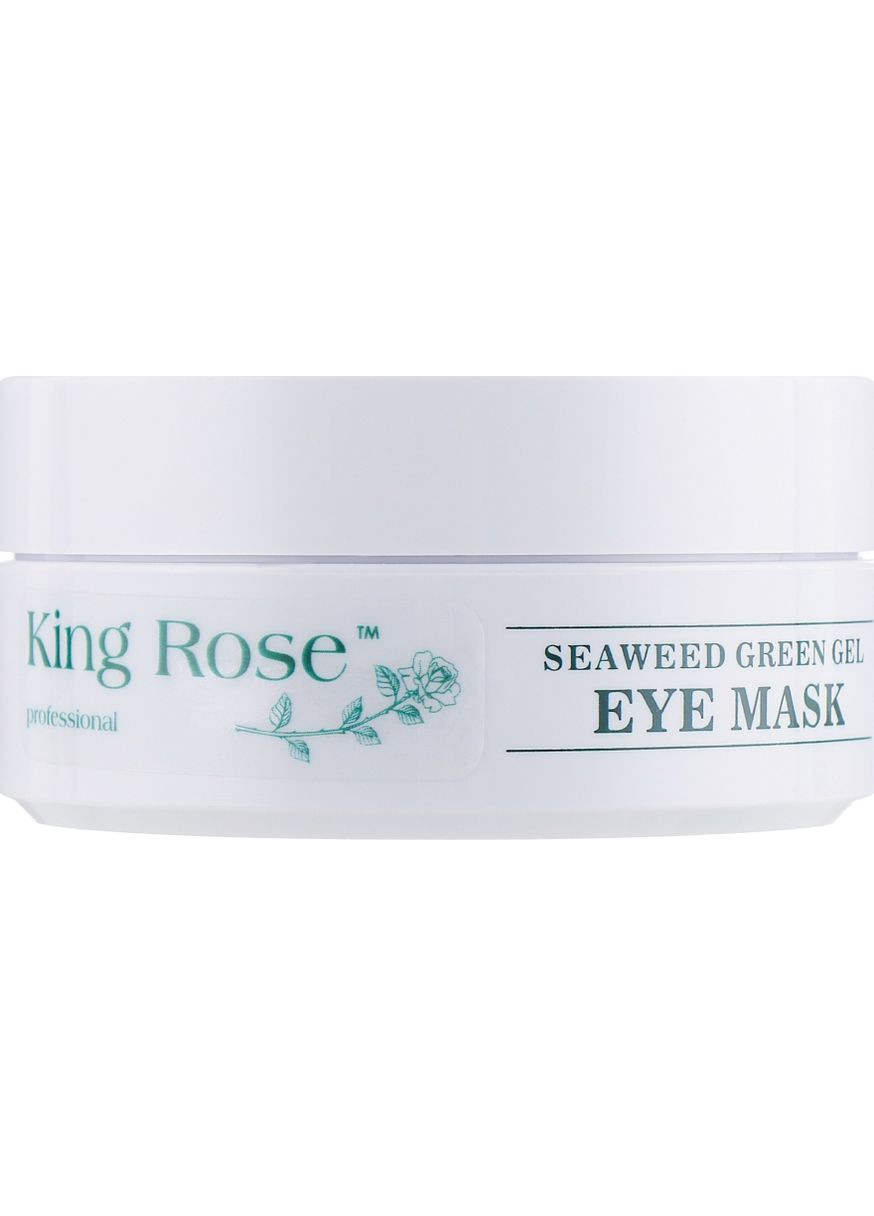 Гідрогелеві патчі для очей антивікові від зморшок з водоростями Seaweed Green Gel Eye Mask 60шт (675139-45640) King Rose (368635541)