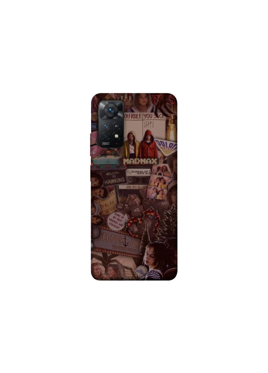 Чехол на Xiaomi Redmi Note 11 Pro 4G/5G Stranger Things ver.25 Frontalka (376232346)