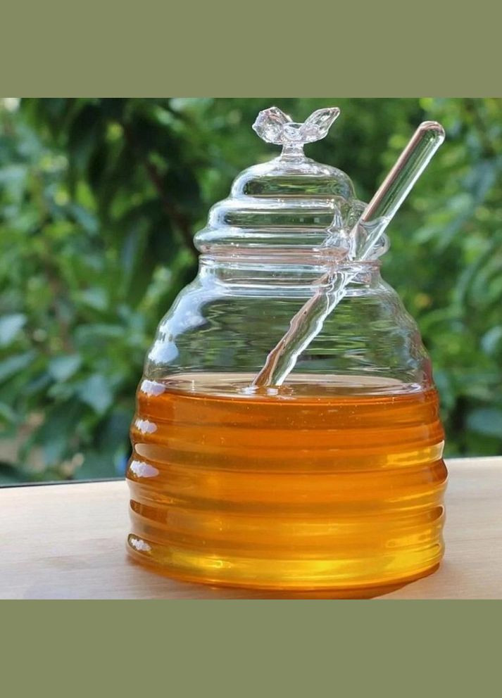 Банка для меда с ложкой "Bee" 320 мл R32716 Stenson (328924029)