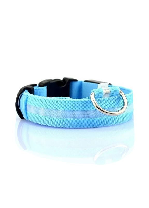 Світлодіодний Blue M LED нашийник USB світний для собак і котів 1 шт. Lesko (352012655)