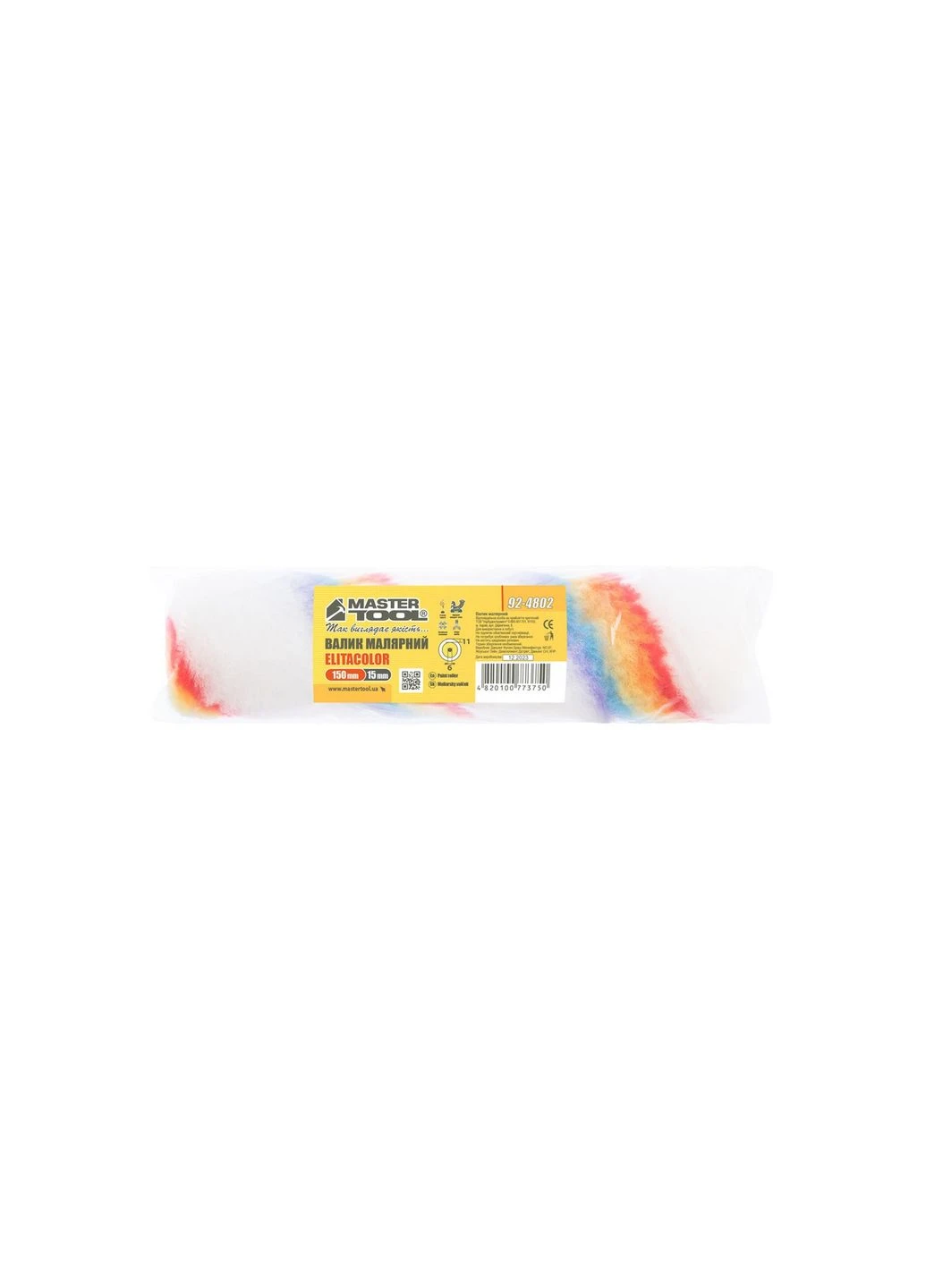Валик малярный Elitacolor 15/150/11 мм Ø 6 мм 92-4802_Р Mastertool (392455268)