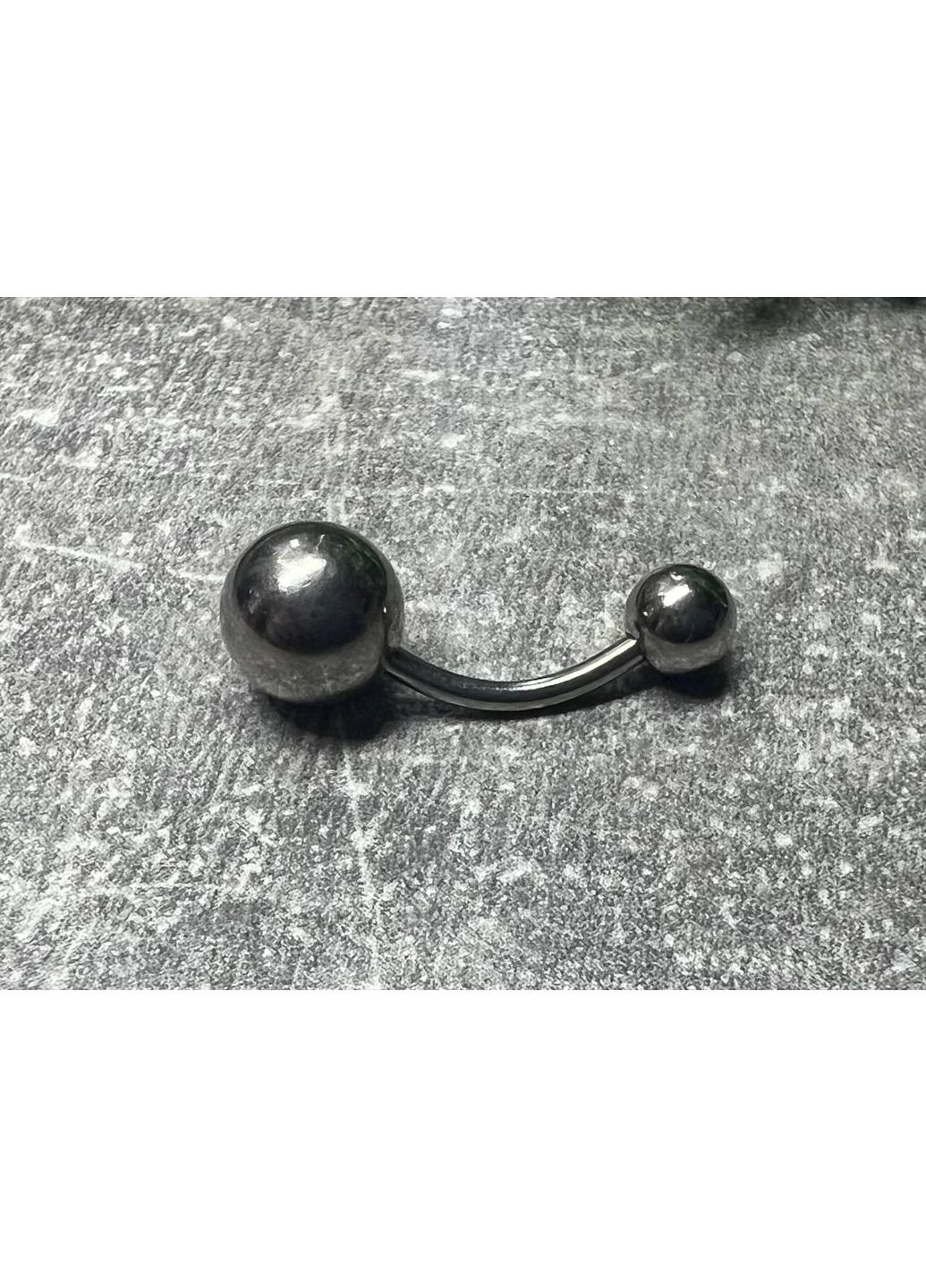 Банан з хірургічної сталі для пірсингу пупка No Brand (372131473)