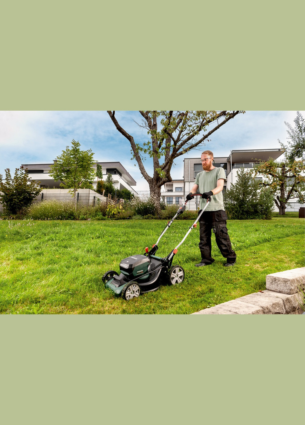 Акумуляторна газонокосарка RM 36-18 LTX BL 46, 2 акумуляторні блоки Li-Power (18 В/5,2 А-год) (Картон) 601606650 (8072) Metabo (295043641)