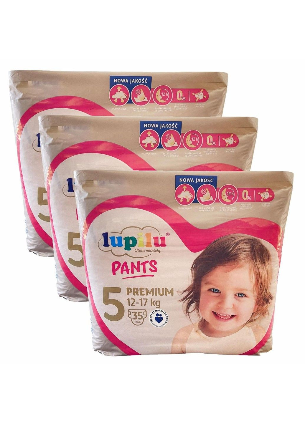 Підгузники - трусики Premium 5 Junior (12-17 кг) 105шт Lupilu (341133594)