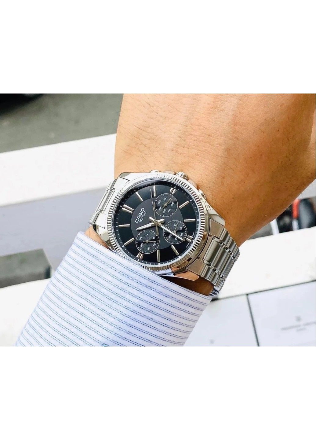 Мужские часы MTP-1375D-1A Casio (363027209)