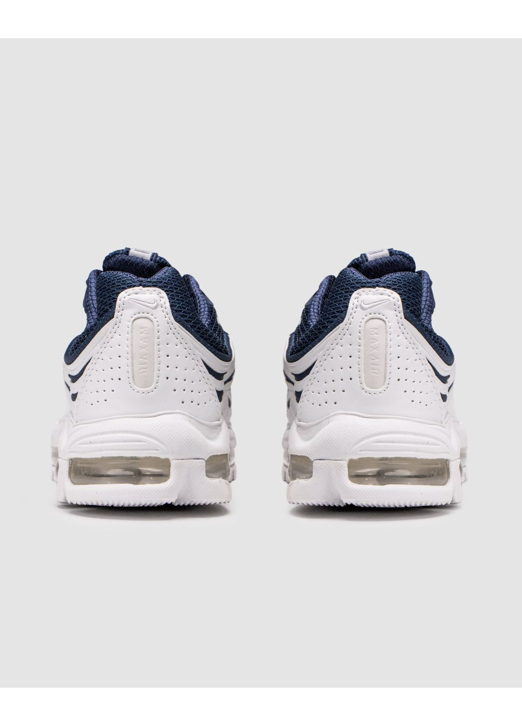 Белые демисезонные кроссовки мужские nike air max tl 2.5 summit white / university blue-obsidian найк аир макс тл 2.5 No Brand