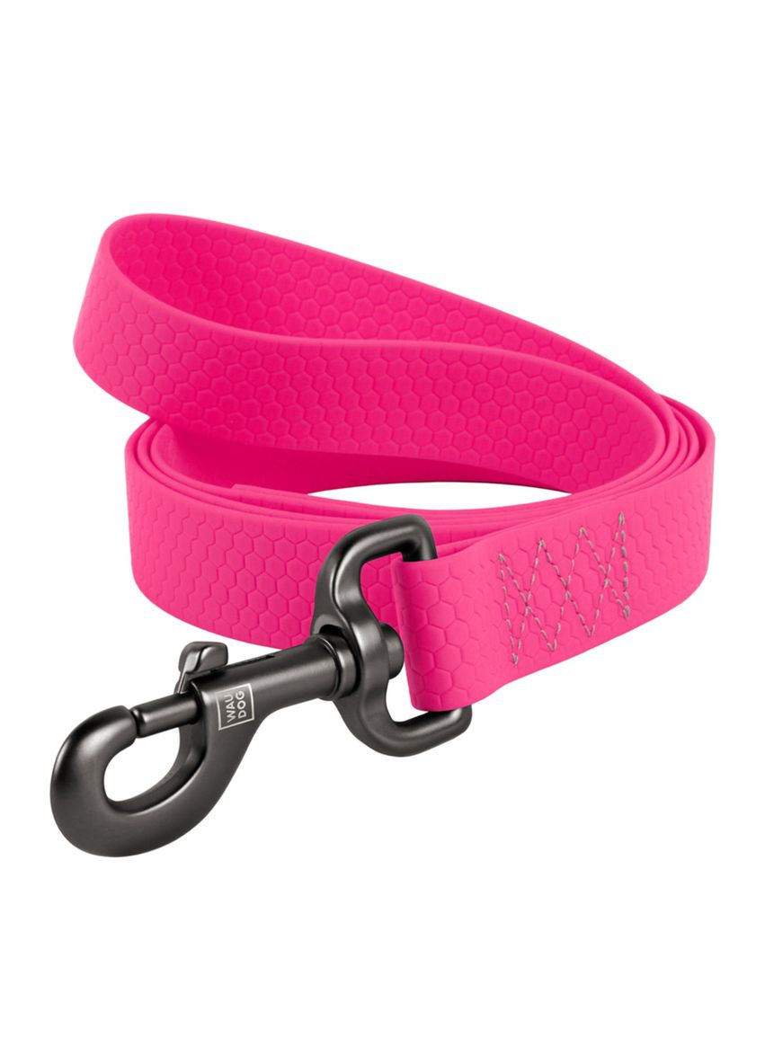 Поводок для собак водостойкий Waterproof, S, Ш 15 мм, Дл 122 см розовый WAUDOG (322125294)