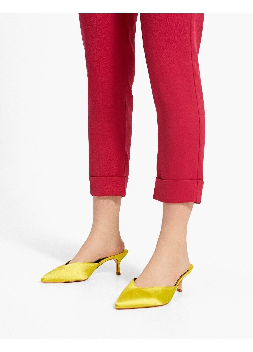 Штани демісезон,малиновий, Stradivarius (364548147)