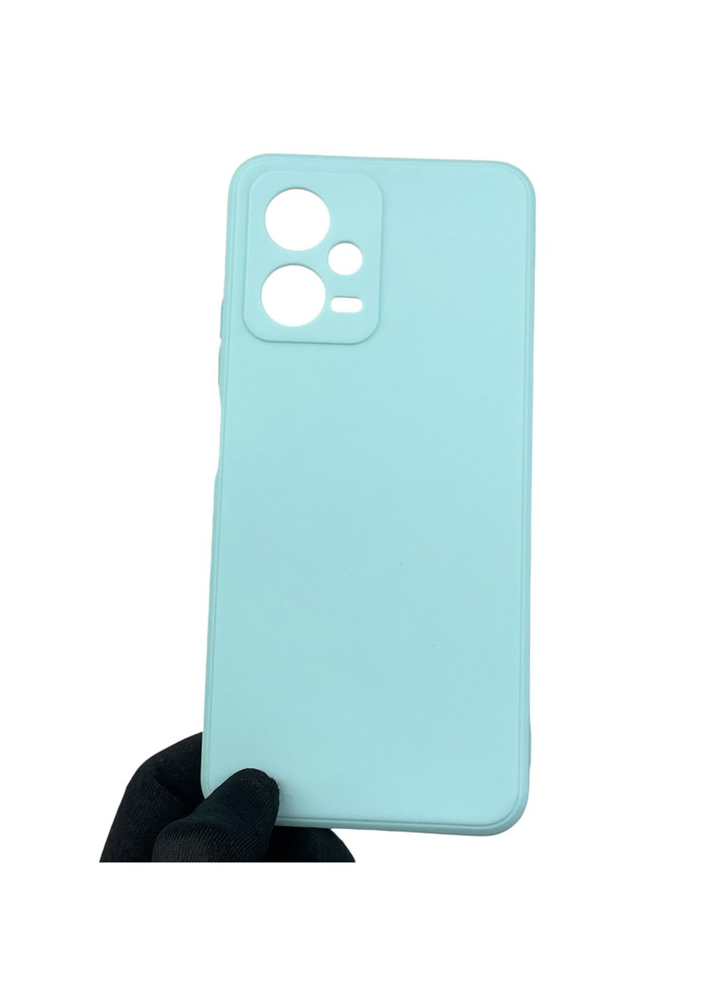 Чохол для Redmi Note 12 5G з квадратними гранями із захистом камери на сяомі нот 12 5г бірюзовий Xiaomi (366021226)