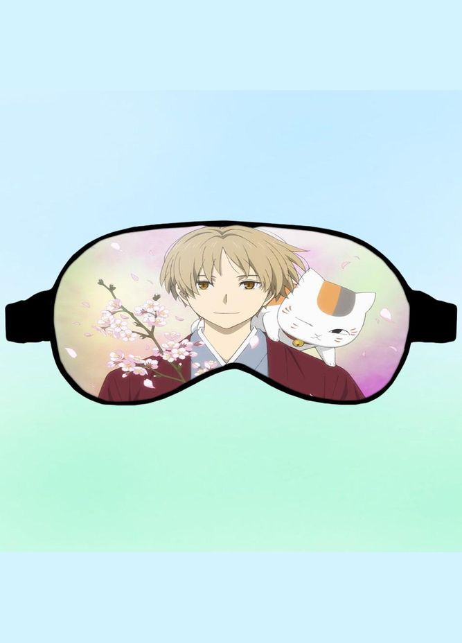Маска для сна Аниме Тетрадь дружбы нацуме #0004 черная No Brand (315045602)