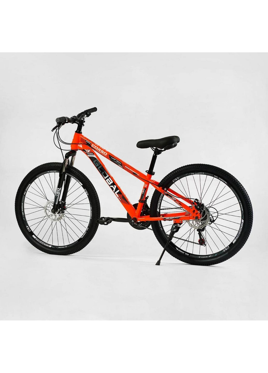Велосипед спортивный, "GLOBAL", 21 скорость, стальная рама, переключатели Saiguan Corso (288135836)