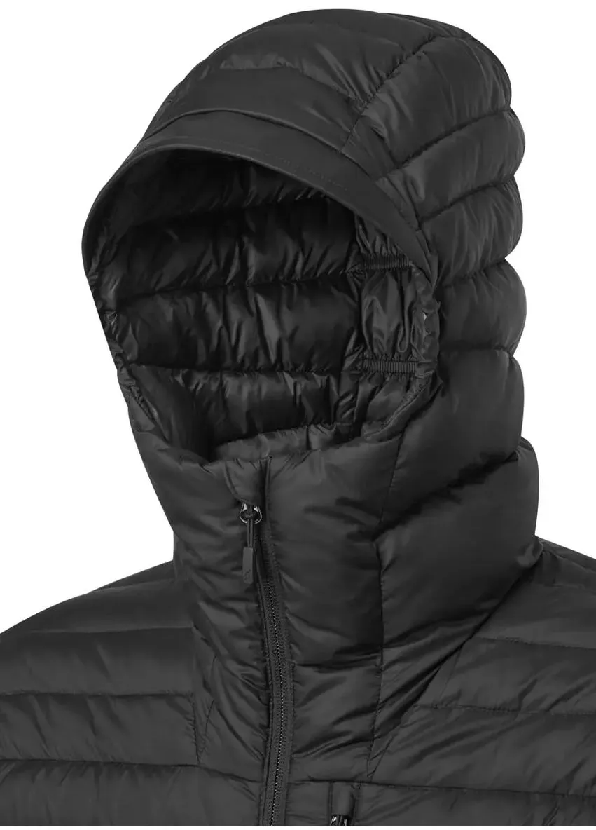 Черная демисезонная куртка microlight alpine jacket black Rab