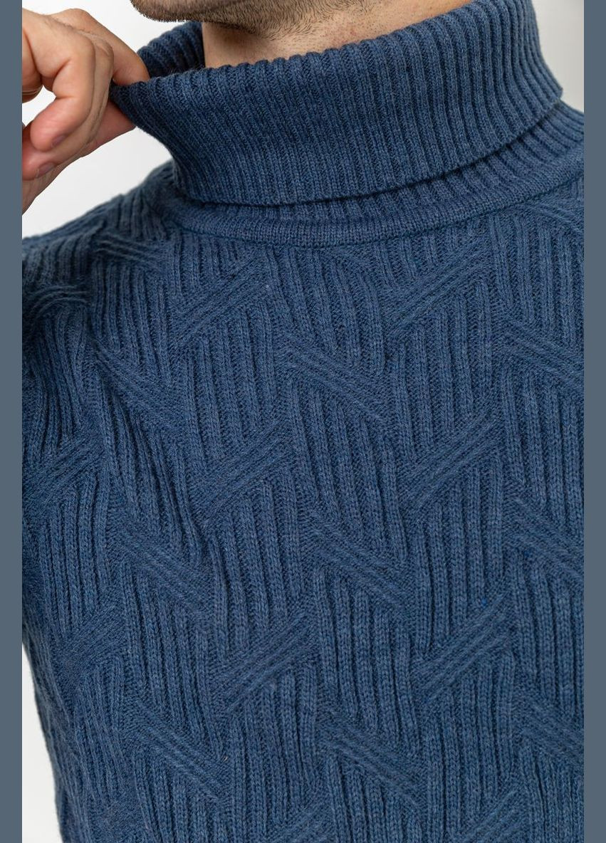 Синій демісезонний светр чоловічий, колір темно-синій, 161r1034 Ager
