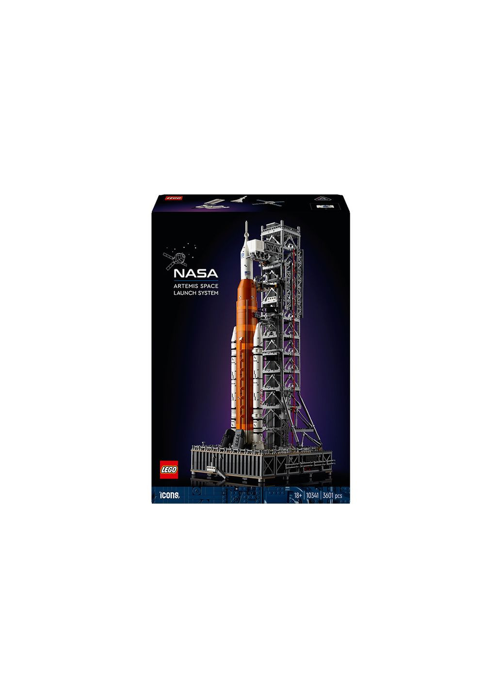 Icons Система космического запуска NASA «Артемида» 3601 деталь (10341) Lego (315349414)
