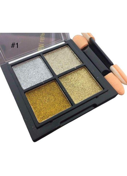 Дзеркальна втірка для нігтів 4в1 №001-1 Global Fashion (354794429)