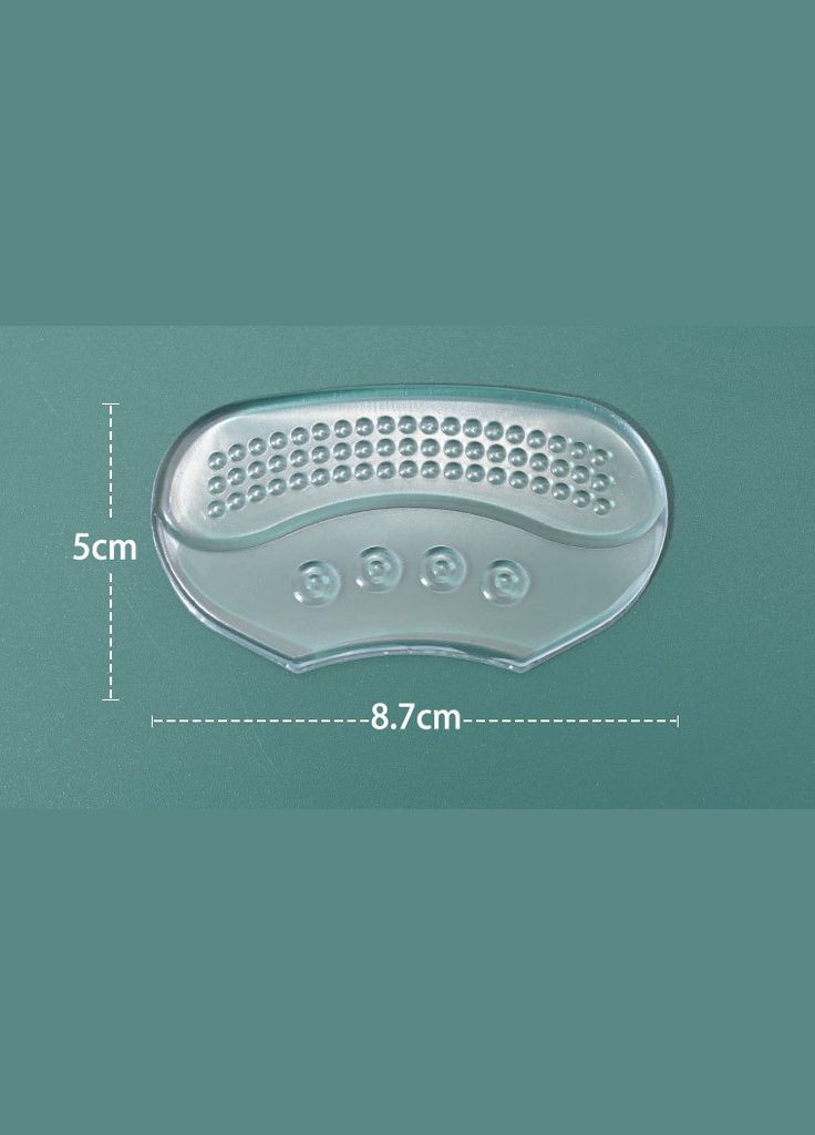 Силіконові захисні вкладиші на п'яту від натирання, мозолів та зменшення розміру взуття 5мм No Brand (314872838)