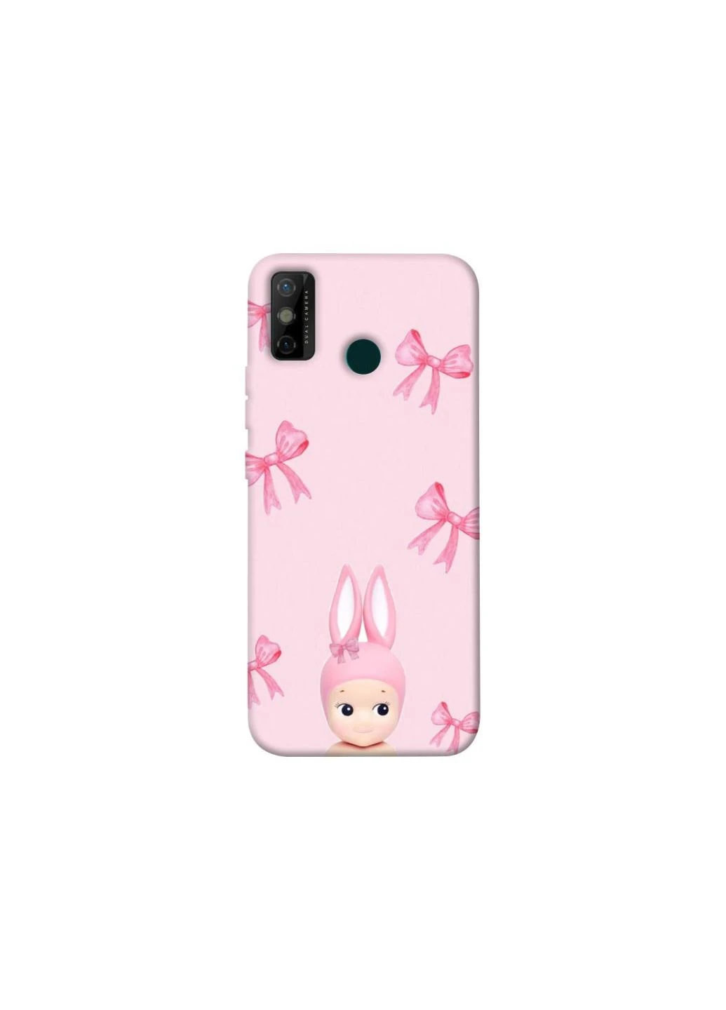 Чохол на TECNO Spark 6 Go Ribbon Bunny Frontalka (352224383)