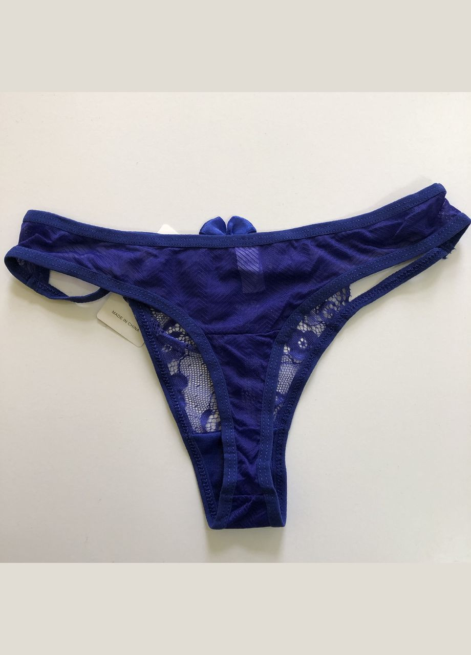 Жіночі мереживні трусики стрінги Honey Fashion Accessories One Size (XS/S/M) бежевий (2-235) No Brand (313442611)