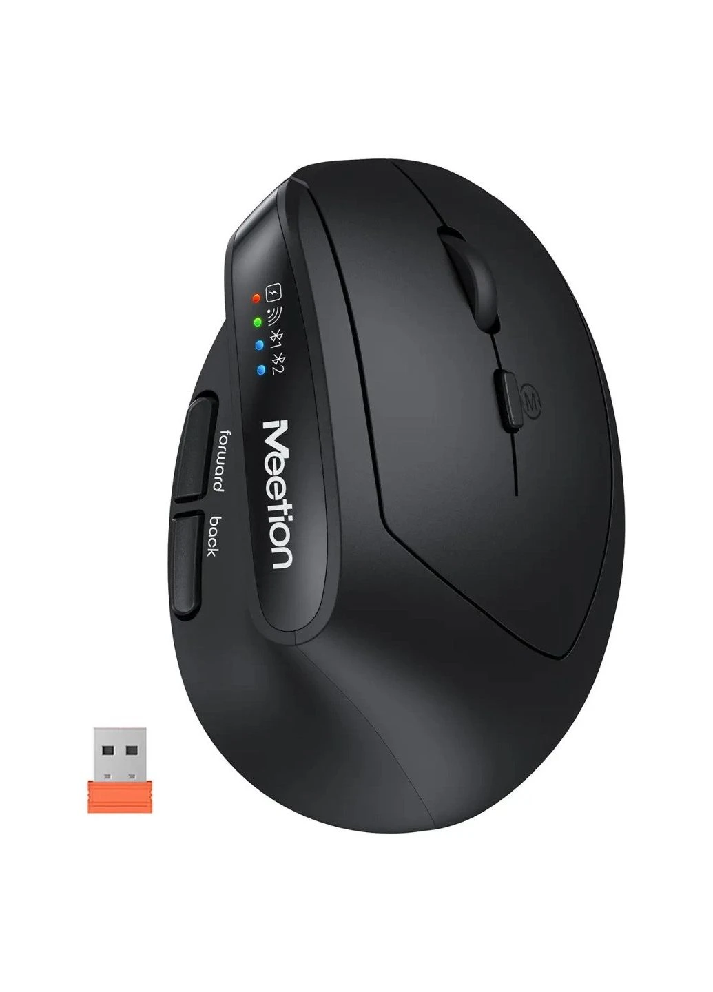 Мишка (ek11943) MEETION BTM008 Wireless/Bluetooth Black (392051003)