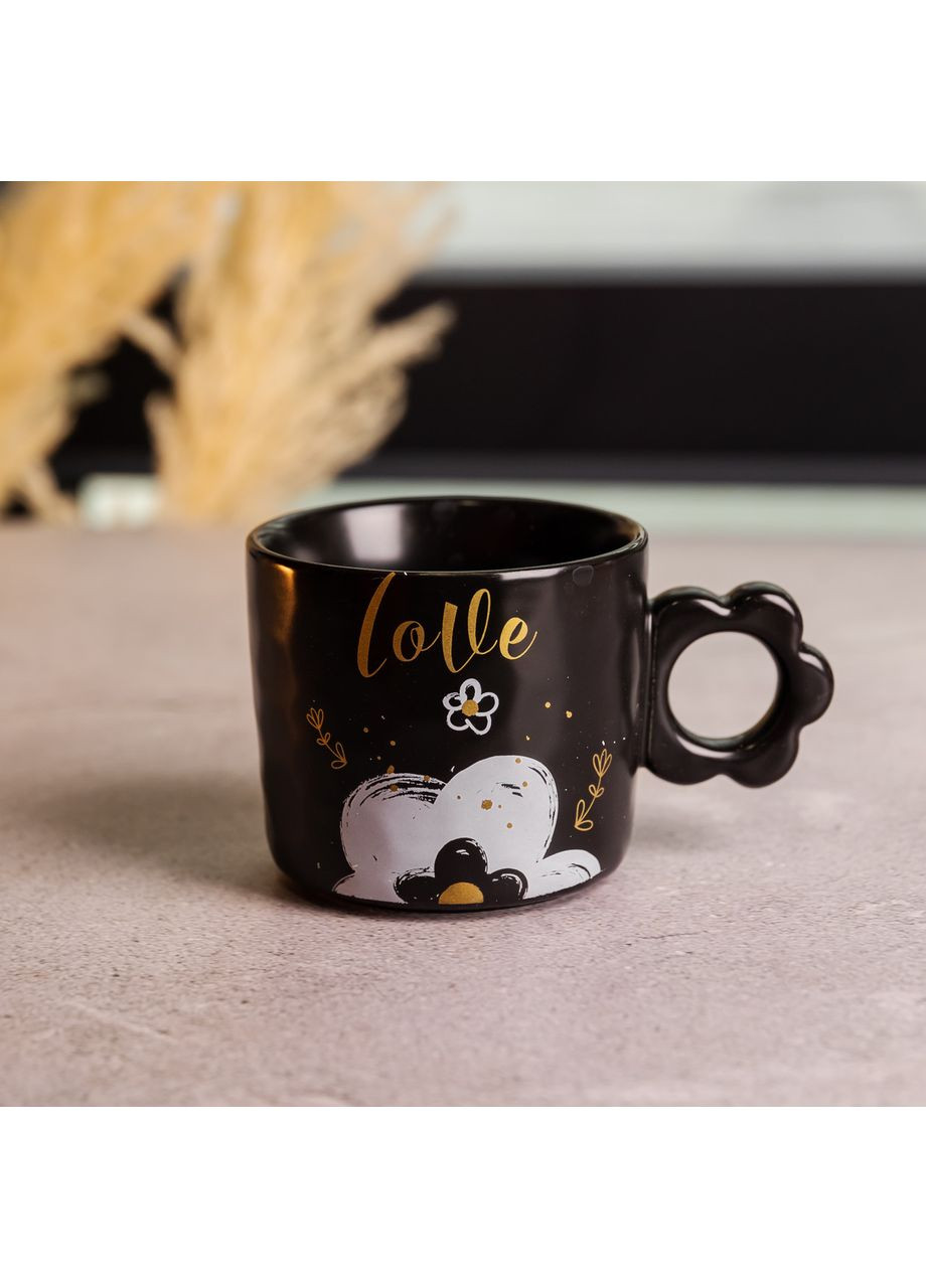 Чашка для кофе и чая фарфоровая Love 420 (мл) хорошая оригинальная кружка на подарок FM-14B Yiwu (369626295)