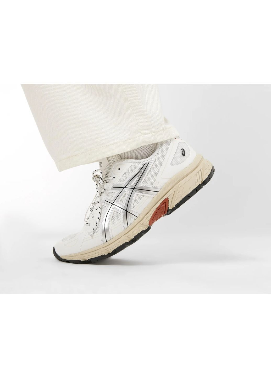 Белые кроссовки мужские gel-venture 6 white1203a303-100 Asics