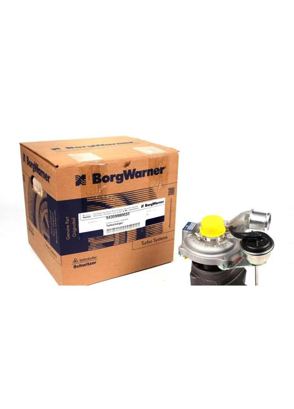 Турбокомпресор НОВА ТУРБІНА RENAULT PASSENGER CAR | K9K (EURO 4) | 54359980033-ua BorgWarner (366339822)