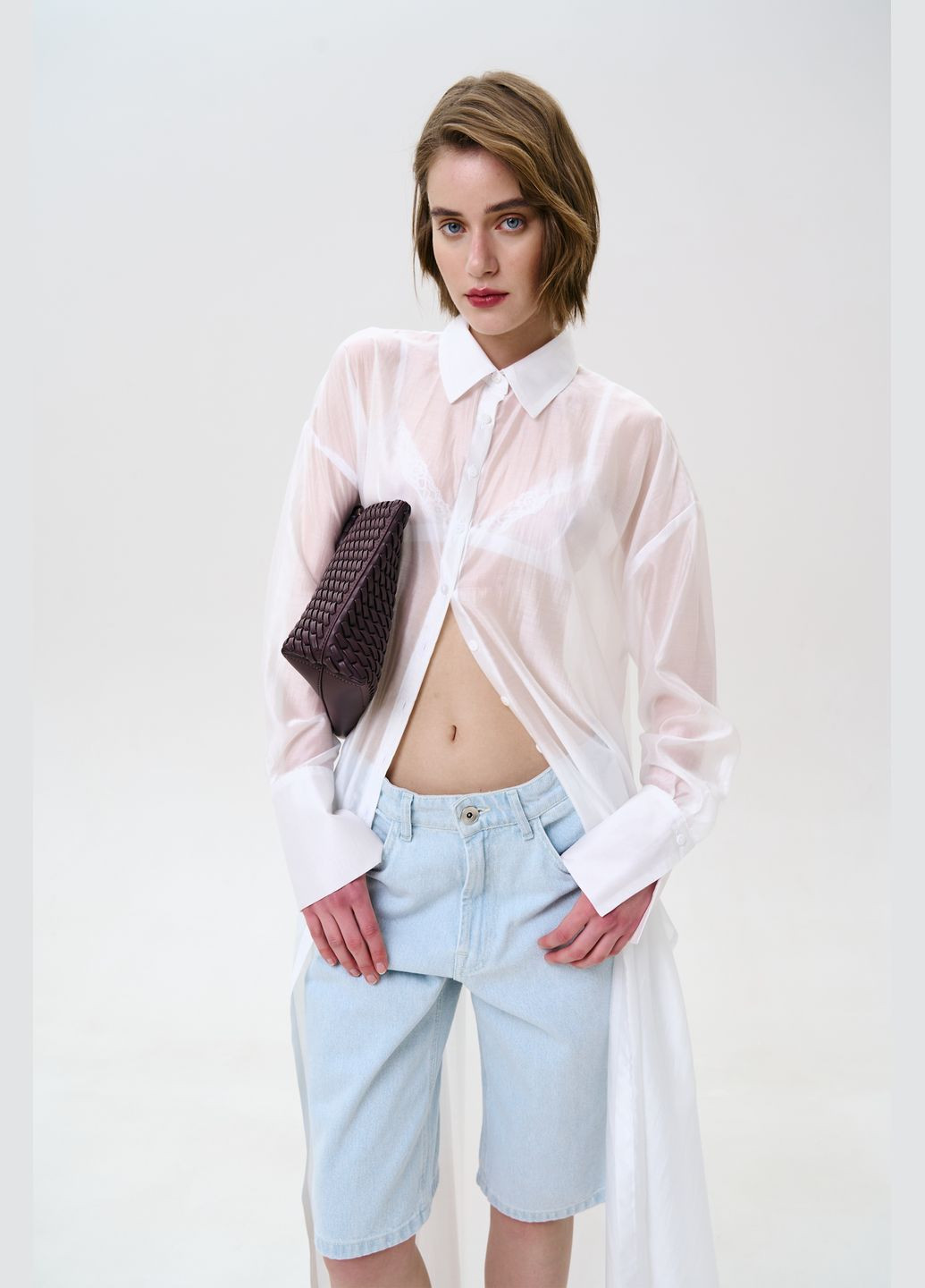 Шорты Denim Dusty Blue Cultoni (337702550)