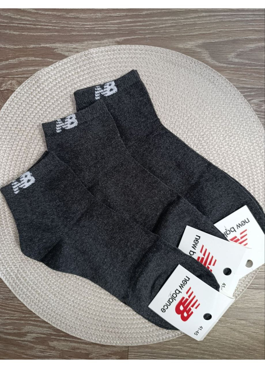 Сірі чоловічі шкарпетки з логотипом, середня висота, розмір 41-45, сша логотипи (360964058)