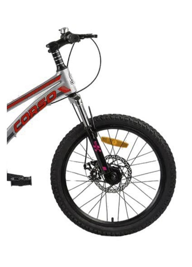 Детский велосипед «Speedline» цвет серо-красный ЦБ-00226599 Corso (282924665)