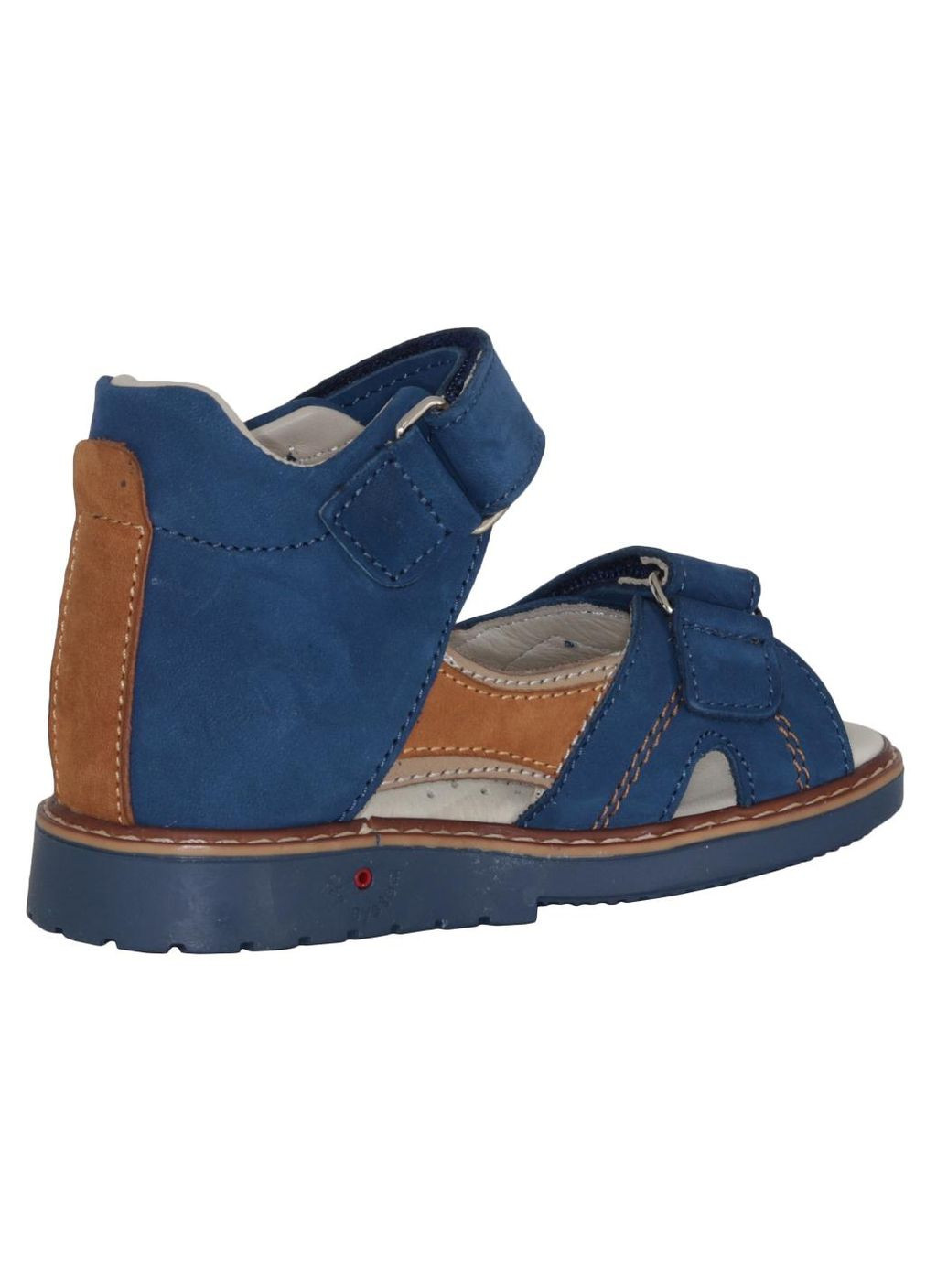 Cандалії 2001 для хлопчиків синьо-коричневі, нубук. Розмір Topitop (366875495)