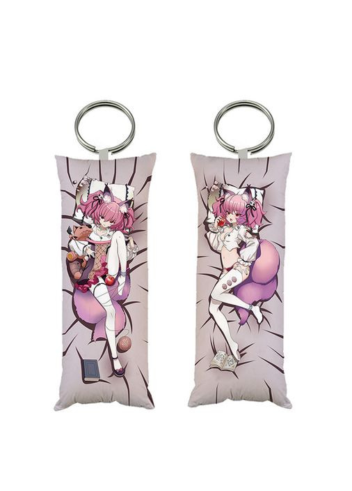 Брелок міні-дакімакура Аркнайтс Shamare Arknights двосторонній 4х10 см (br0035) No Brand (327003563)