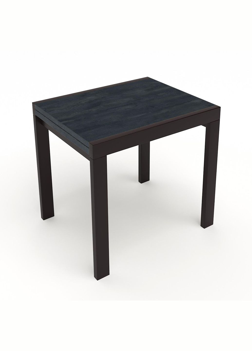 Стол обеденный раскладной Слайдер 1000 Венге/Угольный камень Fusion Furniture (341525523)