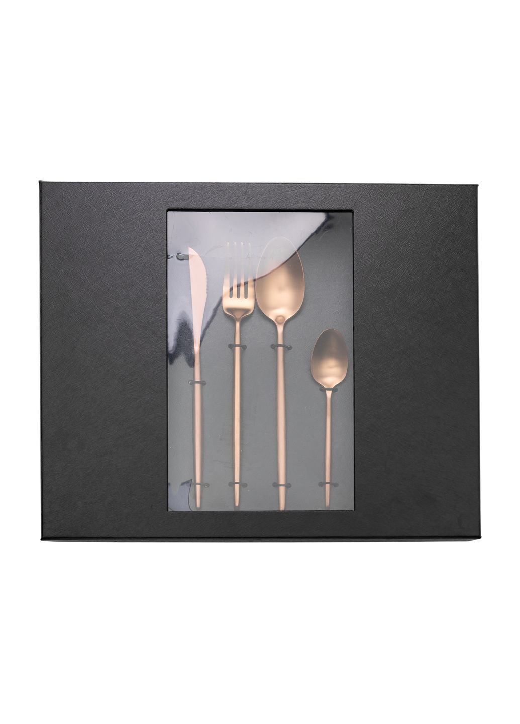 Набір столових приборів Elit із нержавіючої сталі на 6 персон, матова бронза Yiwu (361678133)