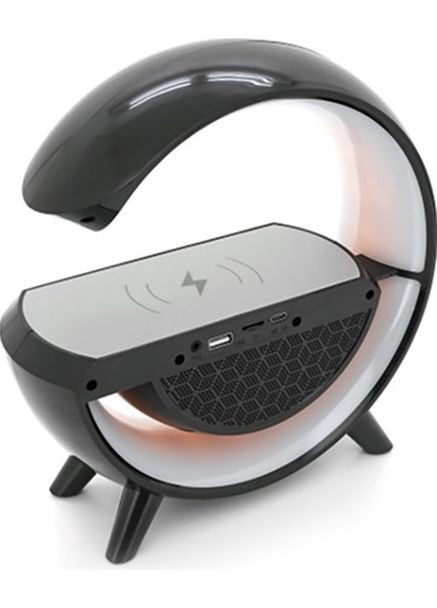 Настільна смарт-лампа нічник BT2301 RGB Gsmart Light з бездротовою зарядкою чорний (2055704995) No Brand (328261684)