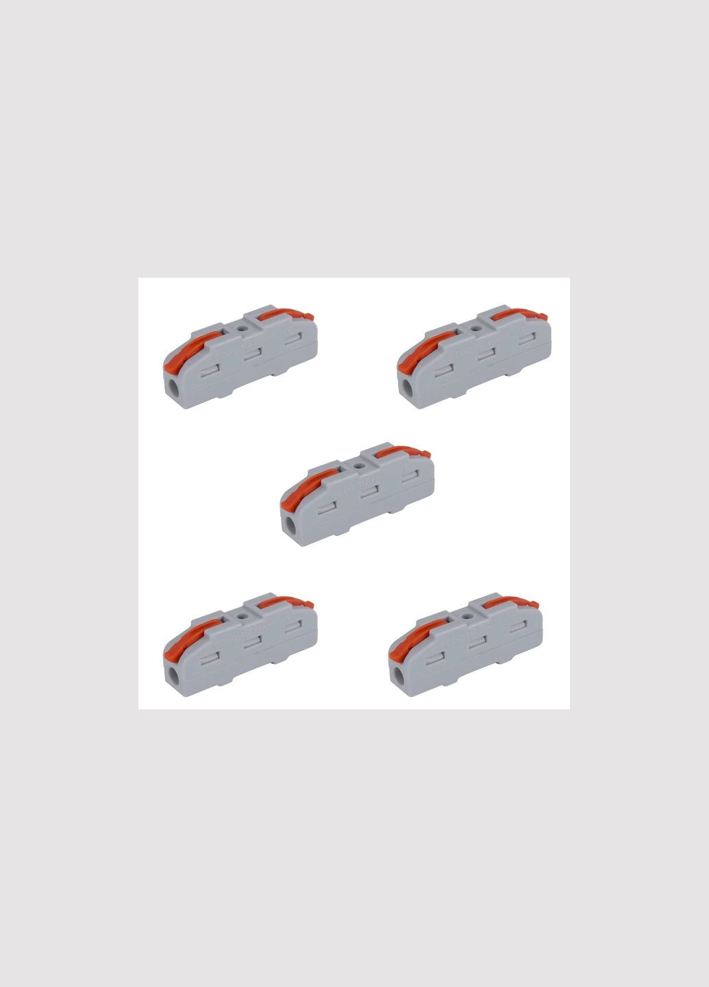 Набор клемм 0,08-4мм.кв 32А 1⇒1 проходная одинарная 42х8,5х14,7мм (5шт) [p0660204] e.lc.pro.aw.uni.pl.1_5 E.NEXT (344539631)