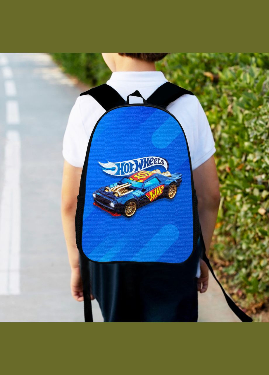 Рюкзак дитячий Хот Вілс " " 34х27см, міський ранець для хлопчика з принтом Hot Wheels (305768519)
