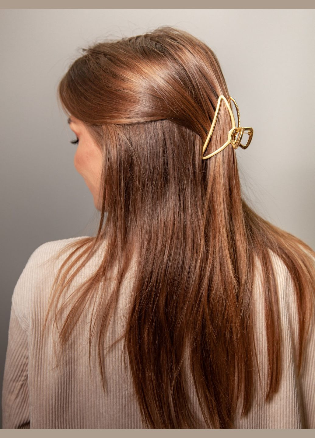 Заколка краб для волос UH717613 Серебристый 8 x 3 x 4.5 см 1 шт(UH717613) Dulka (285718565)