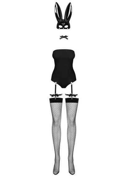 Костюм зайчика черный  Bunny costume L/XL Obsessive (303905177)