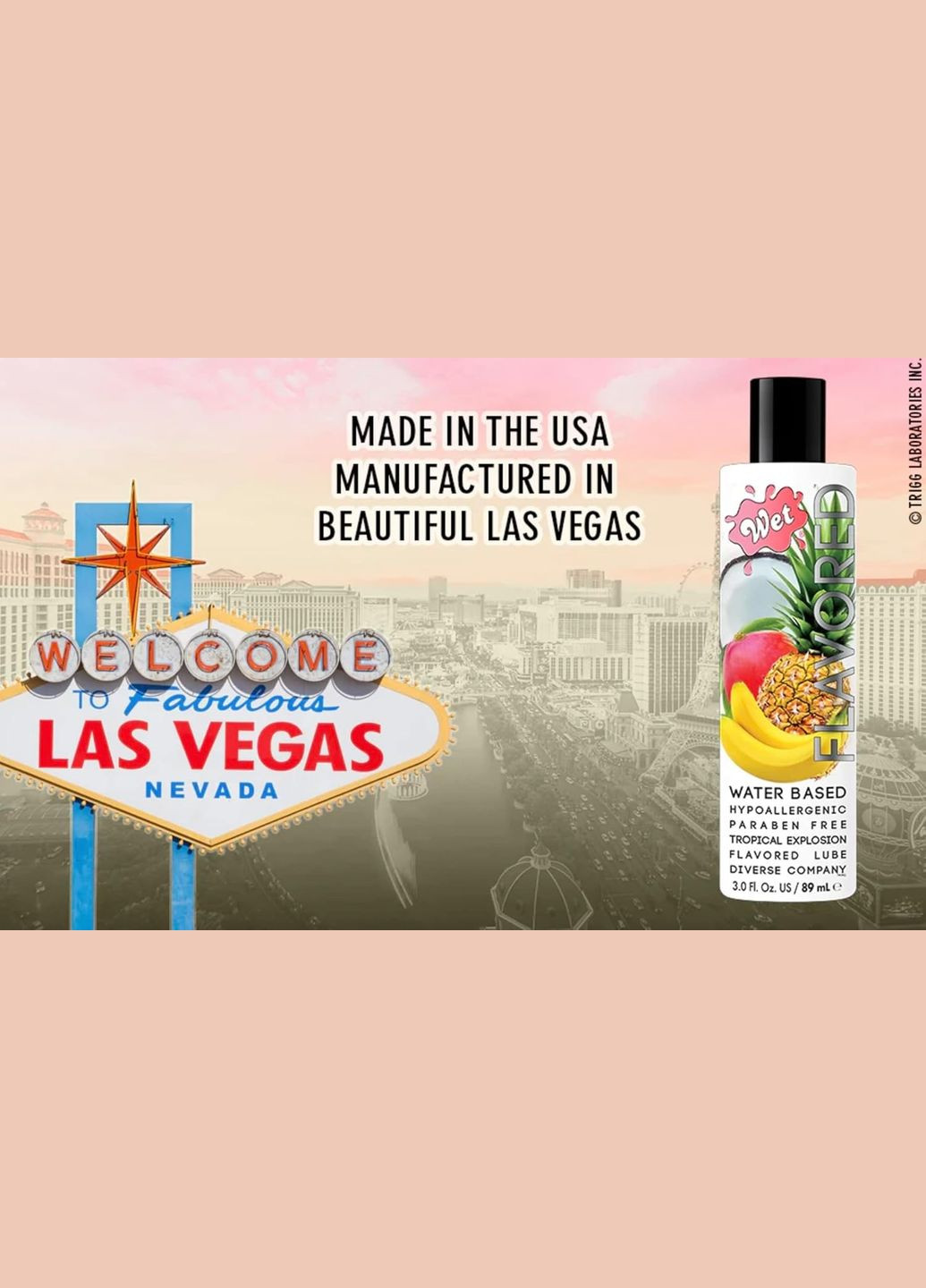 Їстівний лубрикант Flavored Tropical Fruit Explosion (смак тропік) 89 мл Wet (331171371)