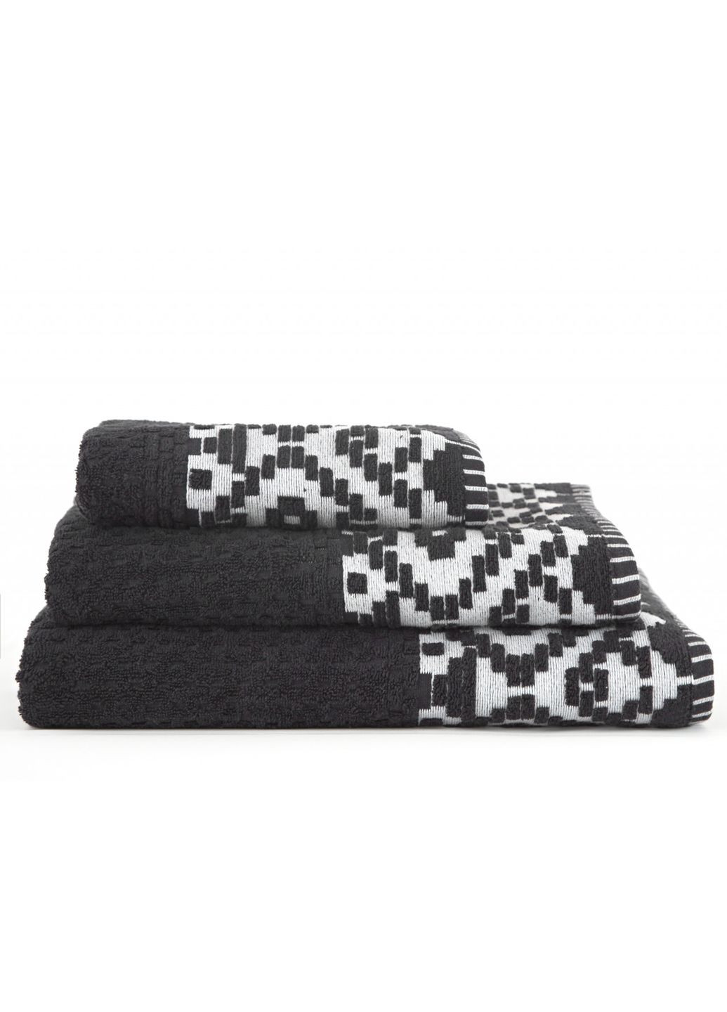 Irya полотенце jakarli - new wall siyah черный 90*150 черный производство -