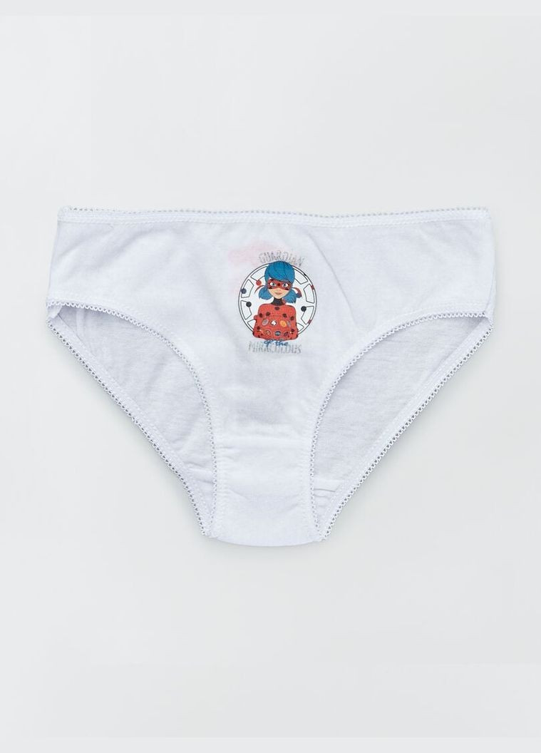 Комплект трусів,білий-м'ятний з принтом, Kiabi (314818911)