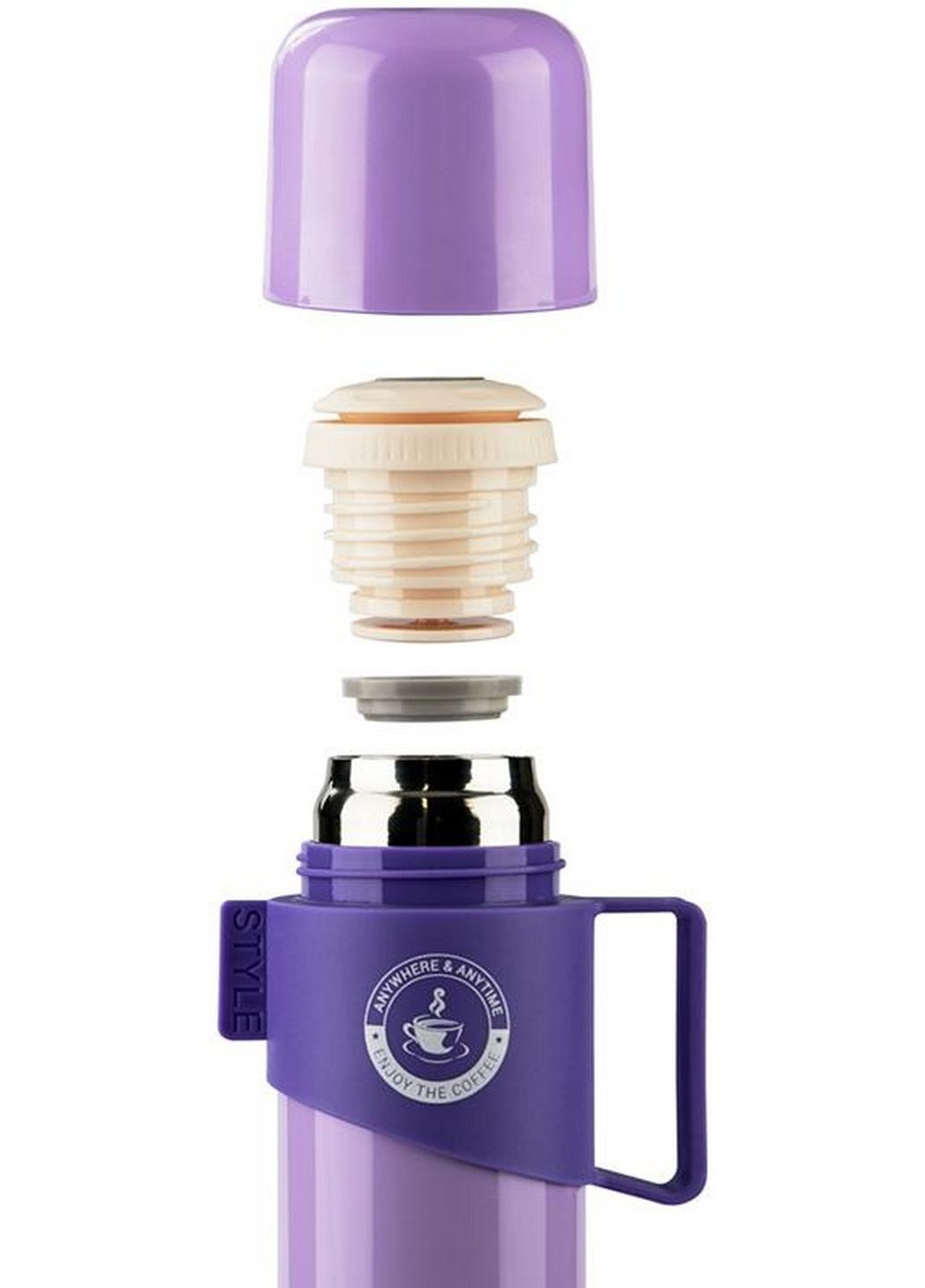 Термос Style Lilac із нержавіючої сталі Ø9,5х22 см Fissman (289364332)