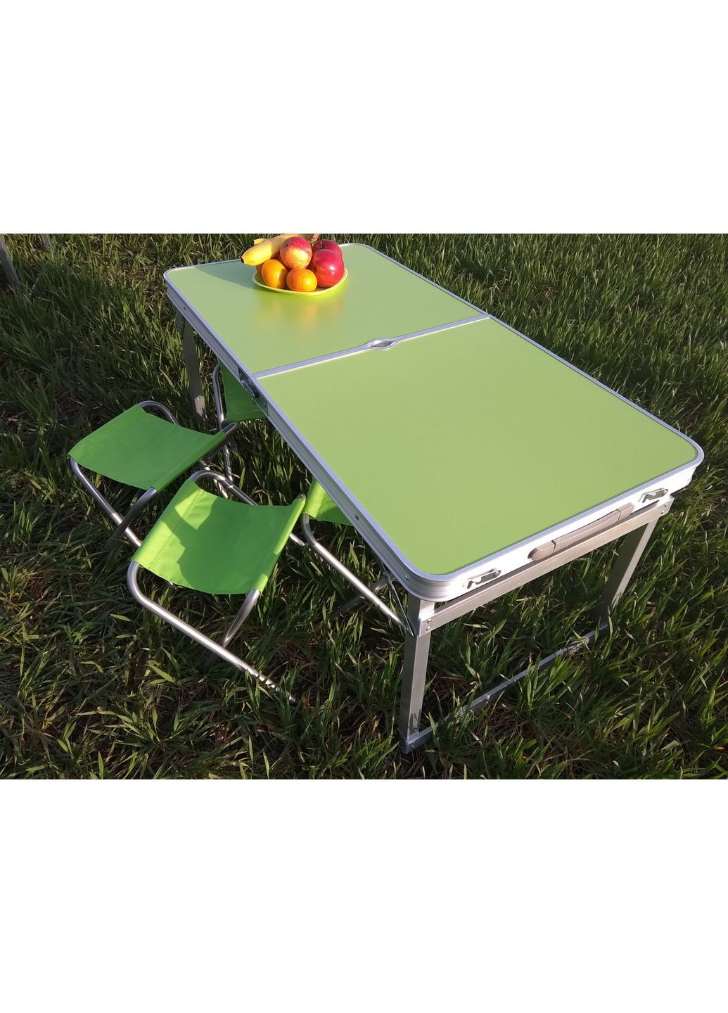 Усиленный стол для пикника раскладной с 4 стульями Easy Camping ( ) Voyage (350349173)