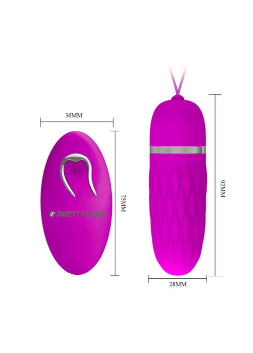 Віброяйце - Pretty Love Dawn Vibrating Egg Purple LyBaile (322535919)